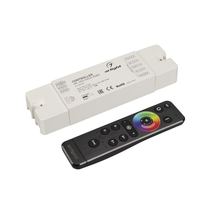 Диммер ARL-SET-PWM-104-72-RGBW-SH-IN, комплект (12-24V, 4x6A, 2.4G) Arlight 061157