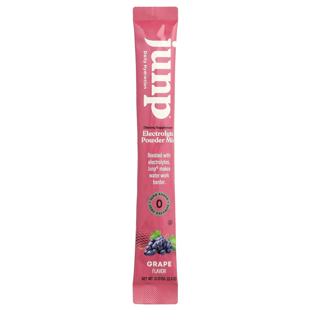 JUNP Hydration, электролитная порошковая смесь, в разных упаковках, 20 упаковок, 75,6 г (2,68 унции)