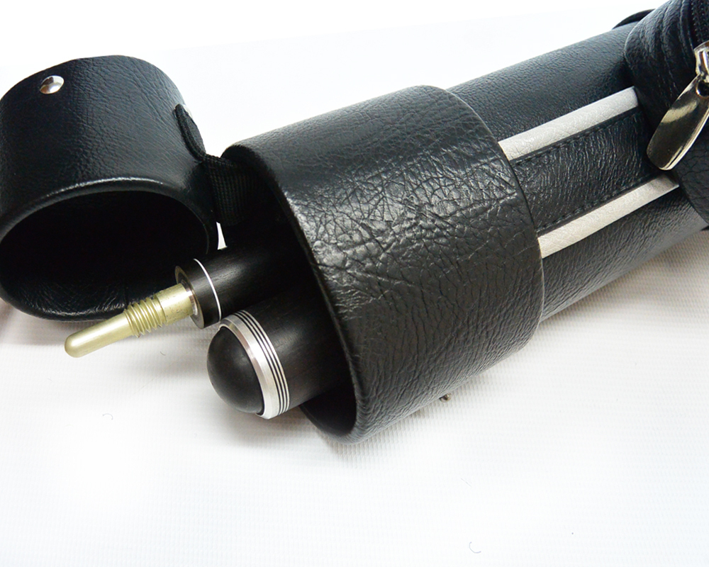 Тубус на 1 кий Меркури CLUB (1 карман) (черный/серый)