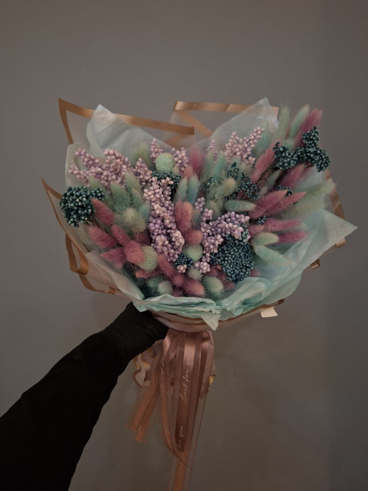 Букет из сухоцветов &quot;Сиреневый туман&quot;