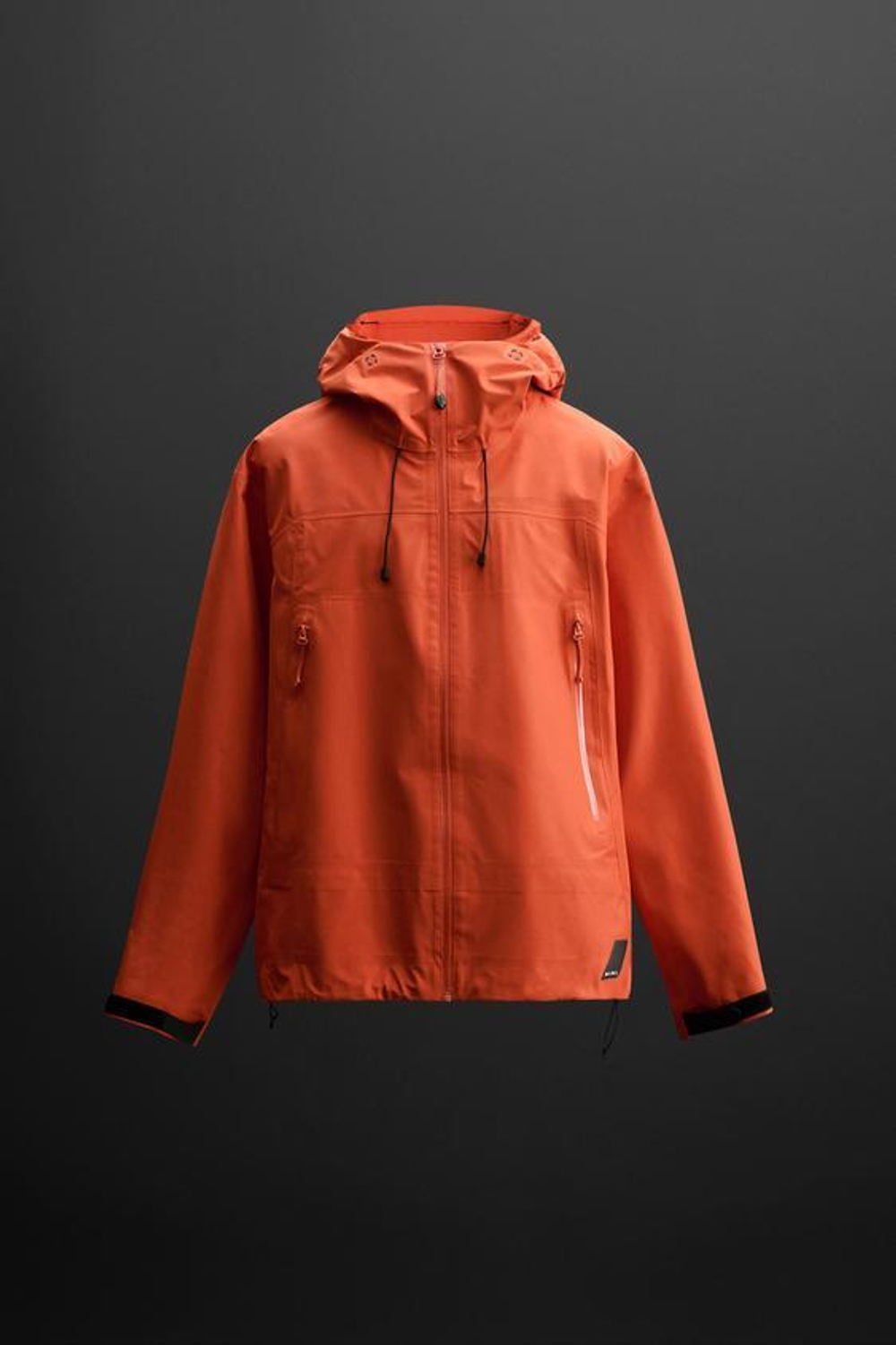 ZARA НЕПРОМОКАЕМАЯ КУРТКА ИЗ ВЫСОКОТЕХНОЛОГИЧНОЙ ТКАНИ, ОРАНЖЕВЫЙ