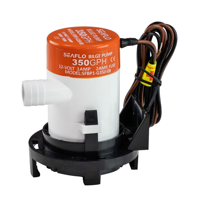 Помпа осушительная 12 В, 350GPH (1324,75 л/час), SeaFlo
