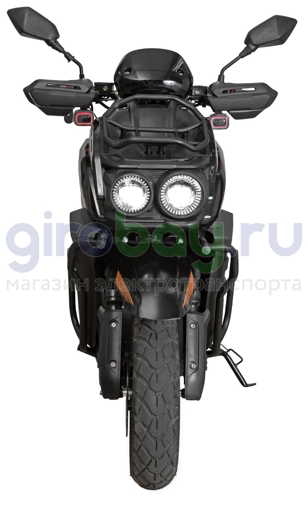 Электроскутер GT Tank 3000W (72V/30Ah) - Чёрный фото №13