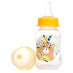Бутылочка 125мл с силиконовой соской, 0мес. (Lubby)