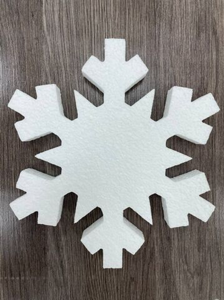 Фигура из пенопласта "Снежинка №2" (9шт)
