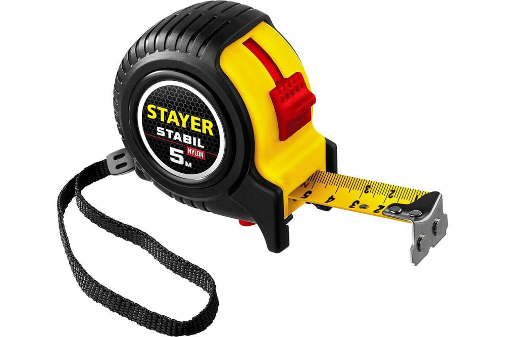 Профессиональная рулетка с двухсторонней шкалой STAYER Stabil 5мх25мм 34131-05-25_z02