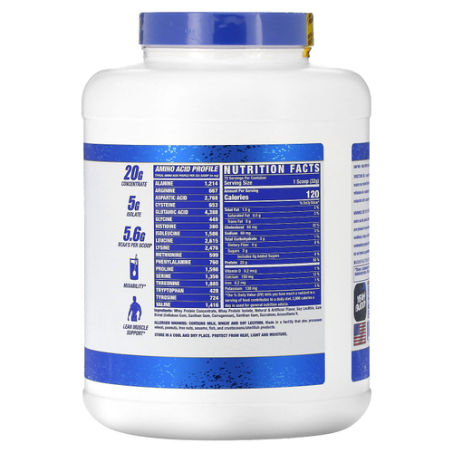 Ronnie Coleman, Signature Series, King Whey, сывороточный протеин, с ванильной глазурью, 2,3 кг (5 фунтов)