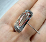 Серьги Вечерние, с кристаллом со стразами (уценка)