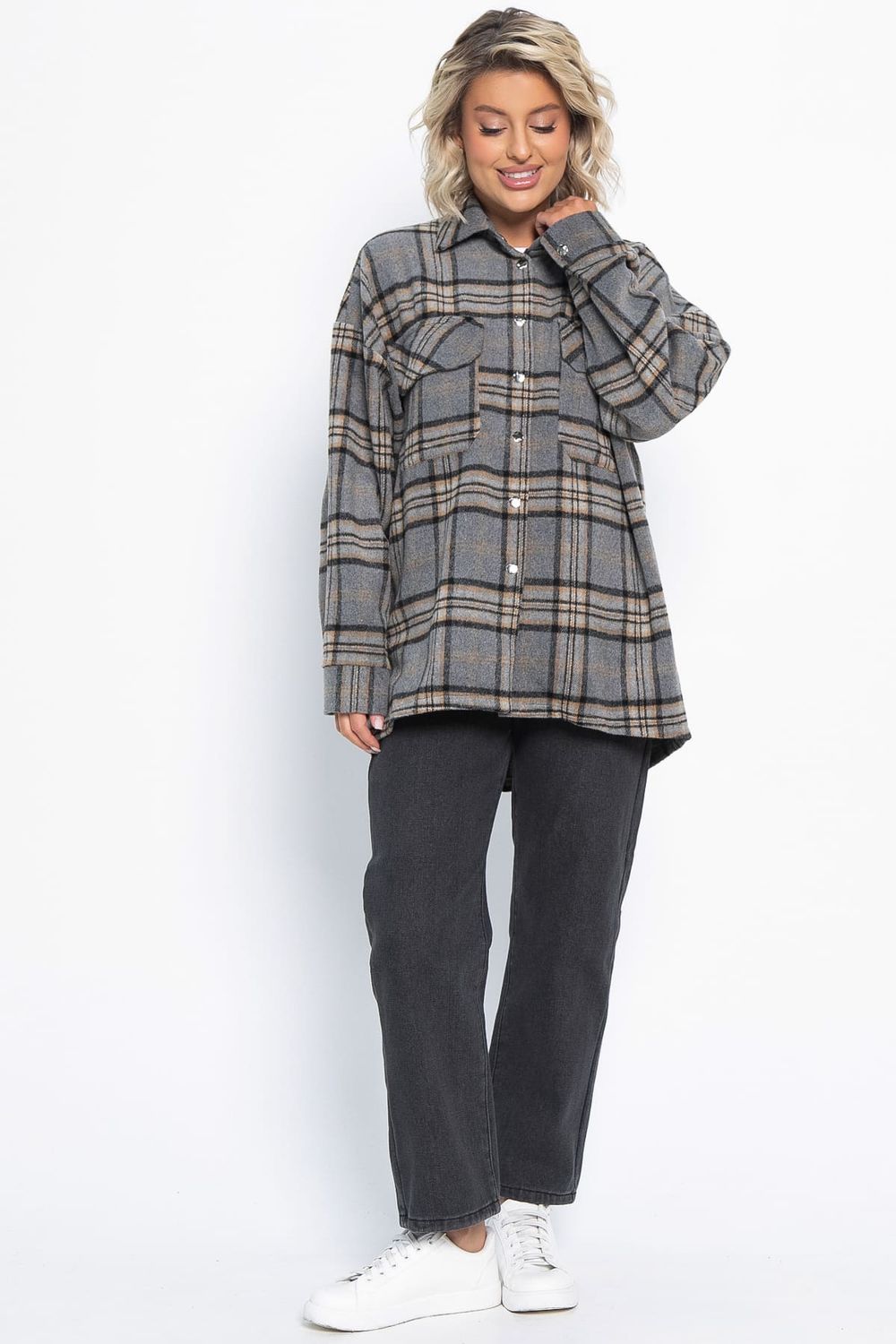 Джинсы утепленные Джинджер (графит) Б15064-13М LT Collection