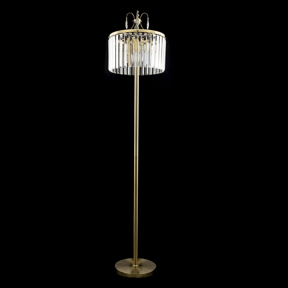 Citilux Инга CL335943 Торшер хрустальный Бронза