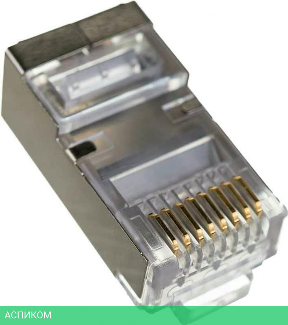 Коннектор TWT TWT-PL45-8P8C-6 100шт прозрачный