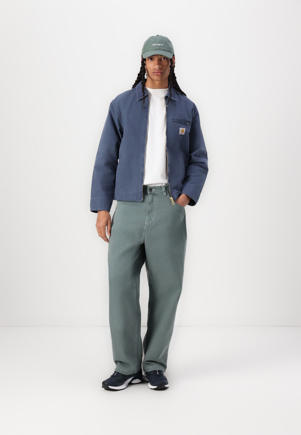 Carhartt WIP BRANDON - Тканевые брюки - Зелёный