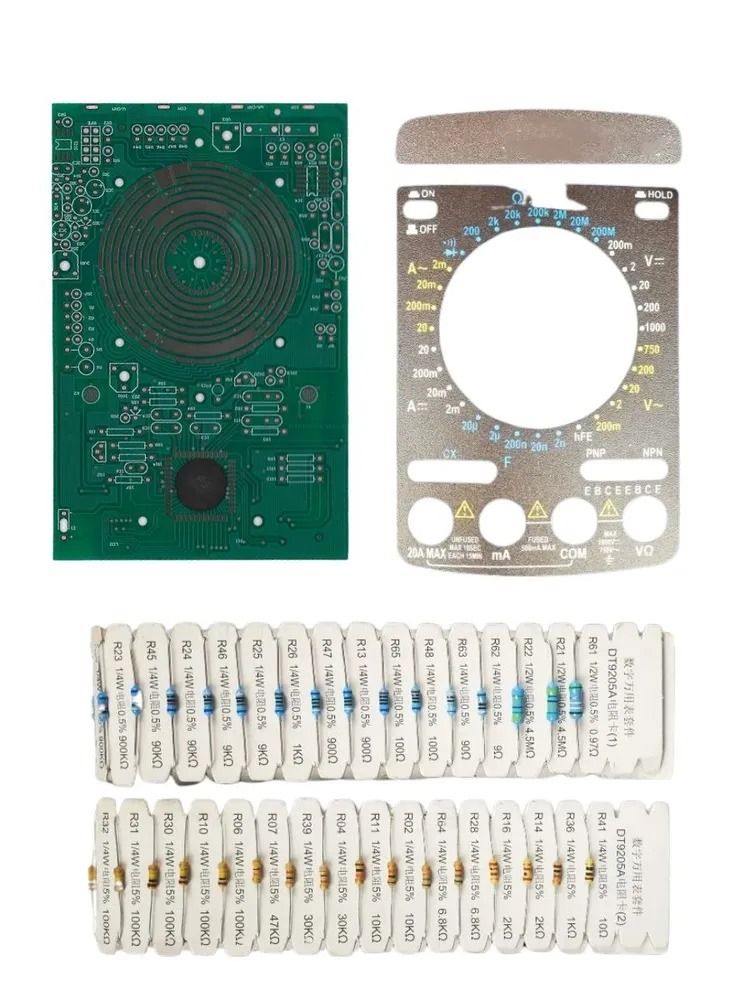 Набор для самостоятельной сборки и пайки (конструктор) &quot;Цифровой мультиметр DT9205A&quot;
