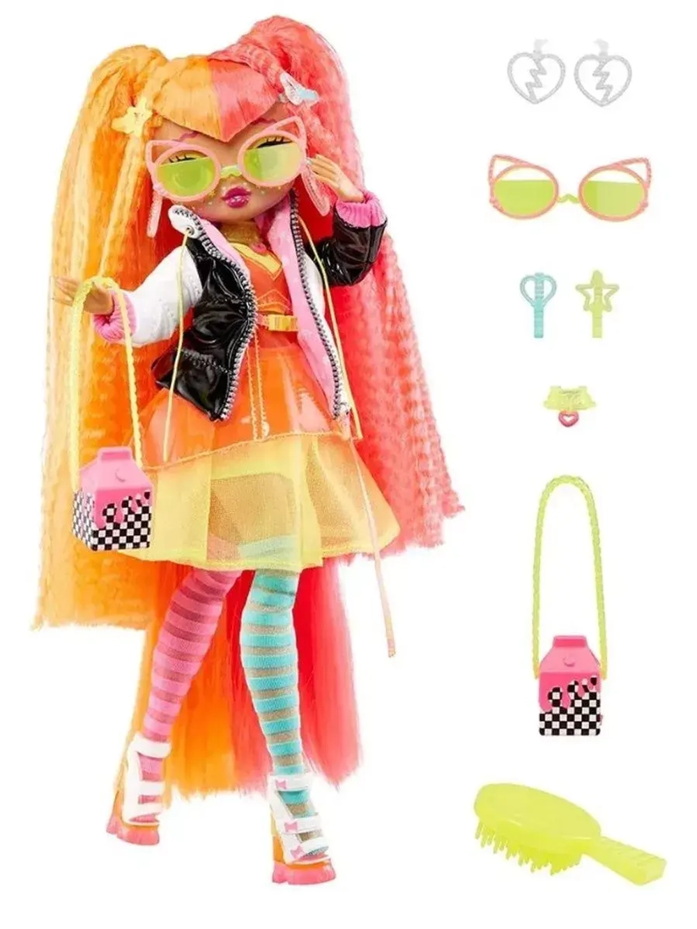Кукла Лол Омг Lol Omg Fierce Neonlicious большая оригинал