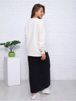 Свитшот утепленный базовый оверсайз