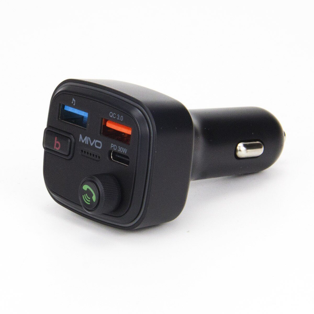 Авто FM трансмиттер MIVO MF-07 Bluetooth/QC3.0/SIRI