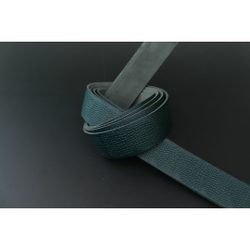 Ременная заготовка сине-зеленая с лицевой отделкой + плита Геккон