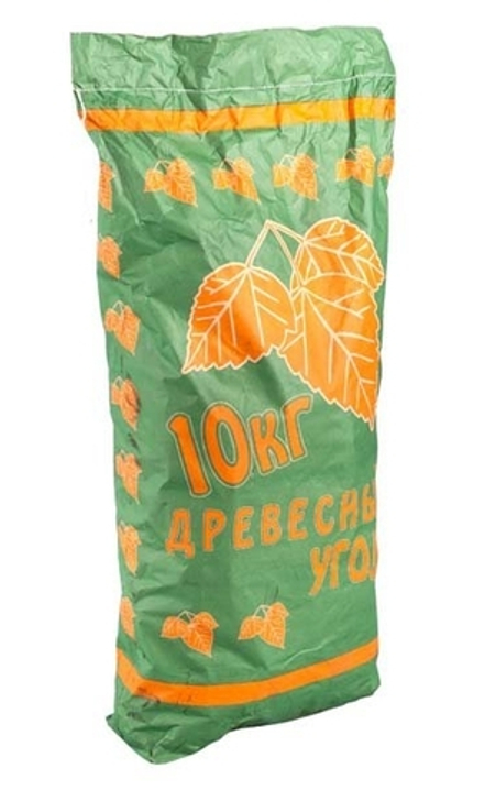 Уголь древесный, 10 кг в мешке