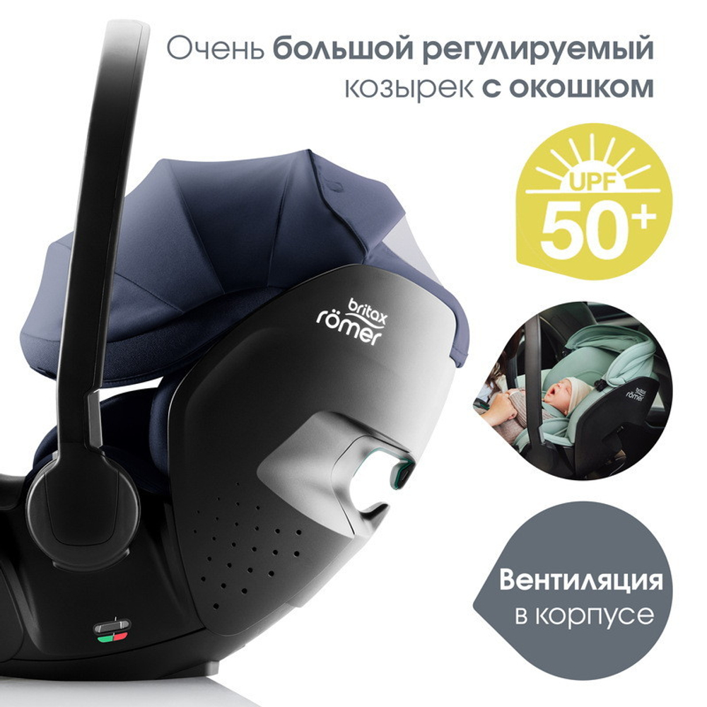 Коляска 3 в 1 Britax Roemer Smile 5Z LUX и автокресло Baby-Safe PRO Style Night Blue Urban Olive