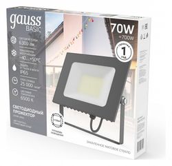 Настенно-потолочный прожектор Gauss BASIC 688100370