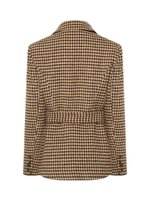 Жакет- пальто из шерсти, Бежевый