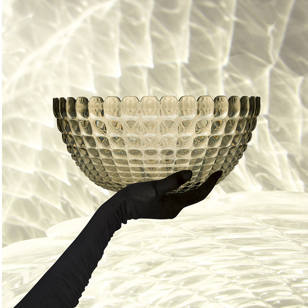 Салатник tiffany, ?25 см, акрил, серый