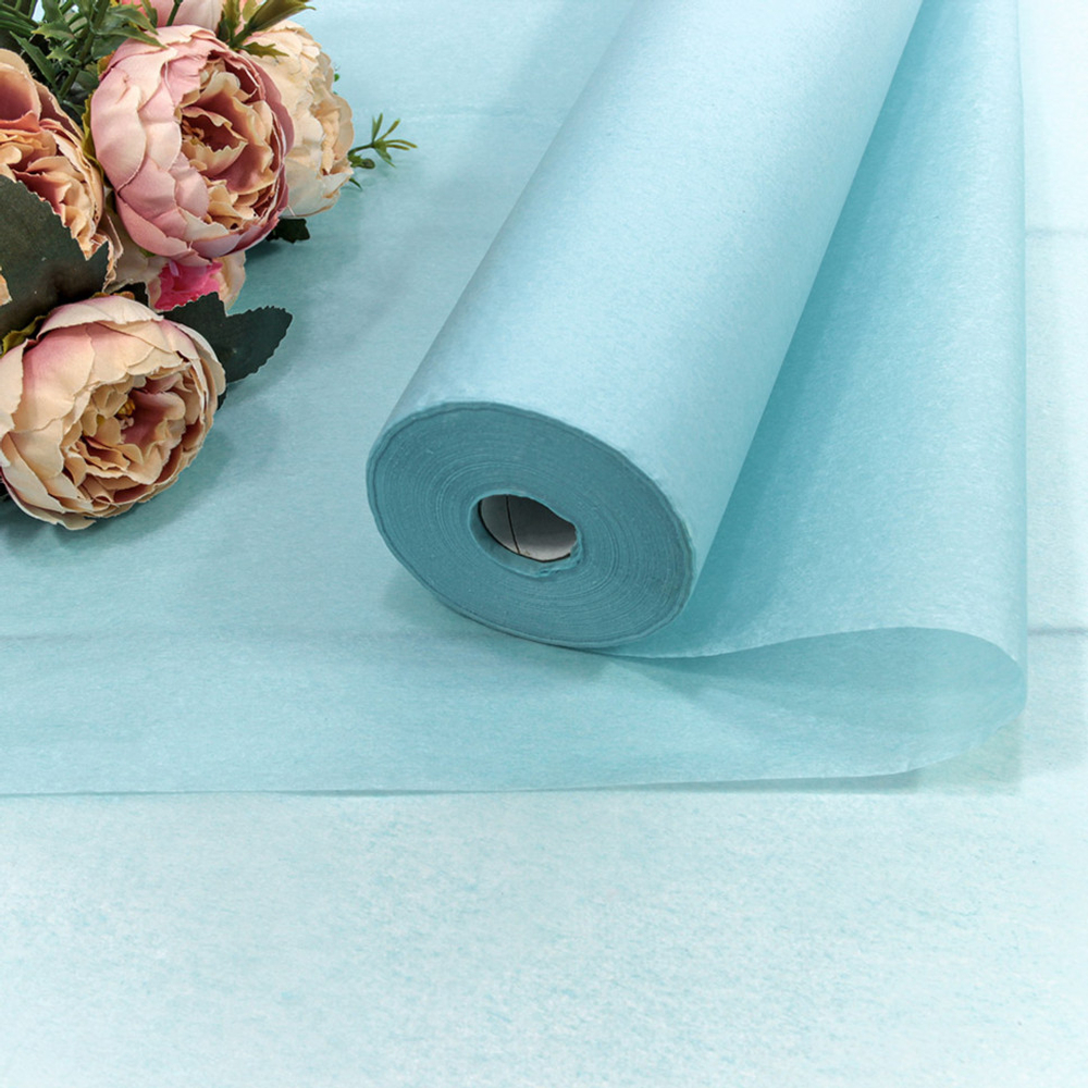 Бумага В рулоне "Тишью" 50 см х 120 м (Голубой)
