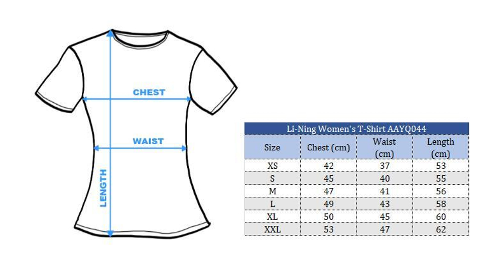 Li-Ning Women's T-Shirt AAYQ044-3 red