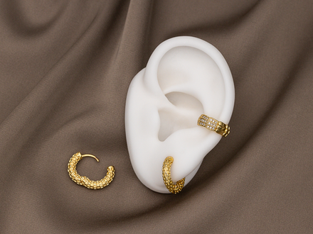 Швензы-Кольца "Рельеф" 15,5мм