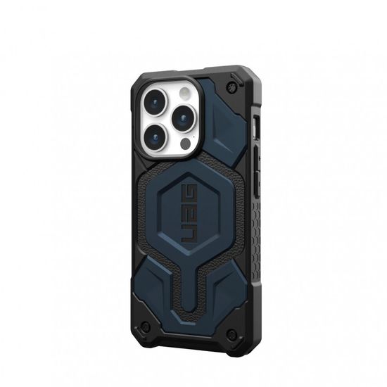 Чехол с поддержкой MAGSAFE Uag Monarch Pro для iPhone 15 Pro MAX 6.7", цвет синий (Mallard)