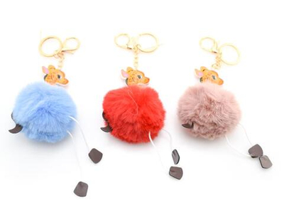 Игрушкая мягкая брелок "Жирафик", 8 см, 6 микс