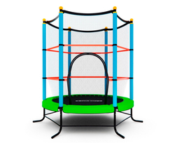 Батут детский DFC SMRKIDS 55" с сеткой, GREEN