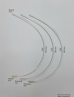 Каркасы для бюстгальтера усиленные с нейлоновым покрытием тип 13 (Китай)