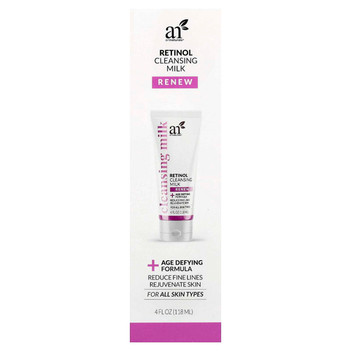 artnaturals, Очищающее молочко с ретинолом, для всех типов кожи, 118 мл (4 жидк. Унции)