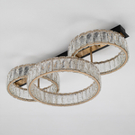 Citilux PALANT CL325162 LED Люстра хрустальная Чёрный+Бронза