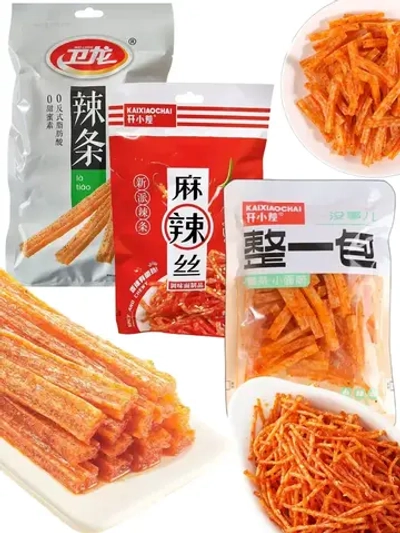 Вегетарианские снеки острые ассорти 3 шт