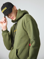 Купить худи мужское хаки зеленое провинция