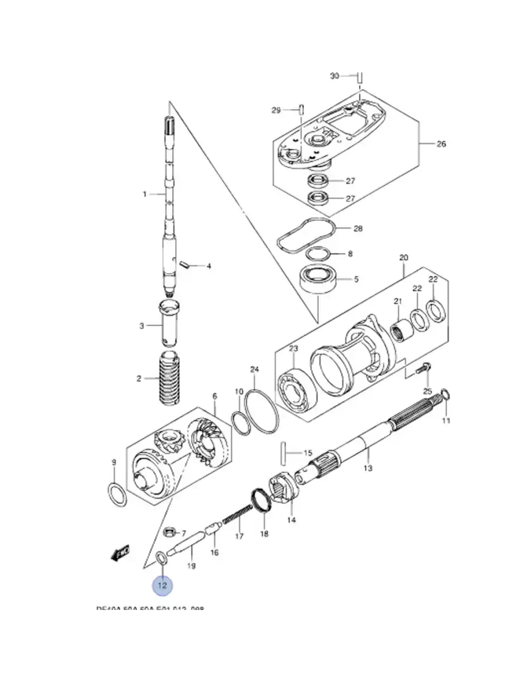 Шайба упорная 08211-20263-000