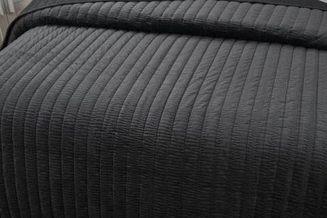 Покрывало 240x260 и 2 наволочки 50х70 Sofi De MarkO Фердинанд темно-серое