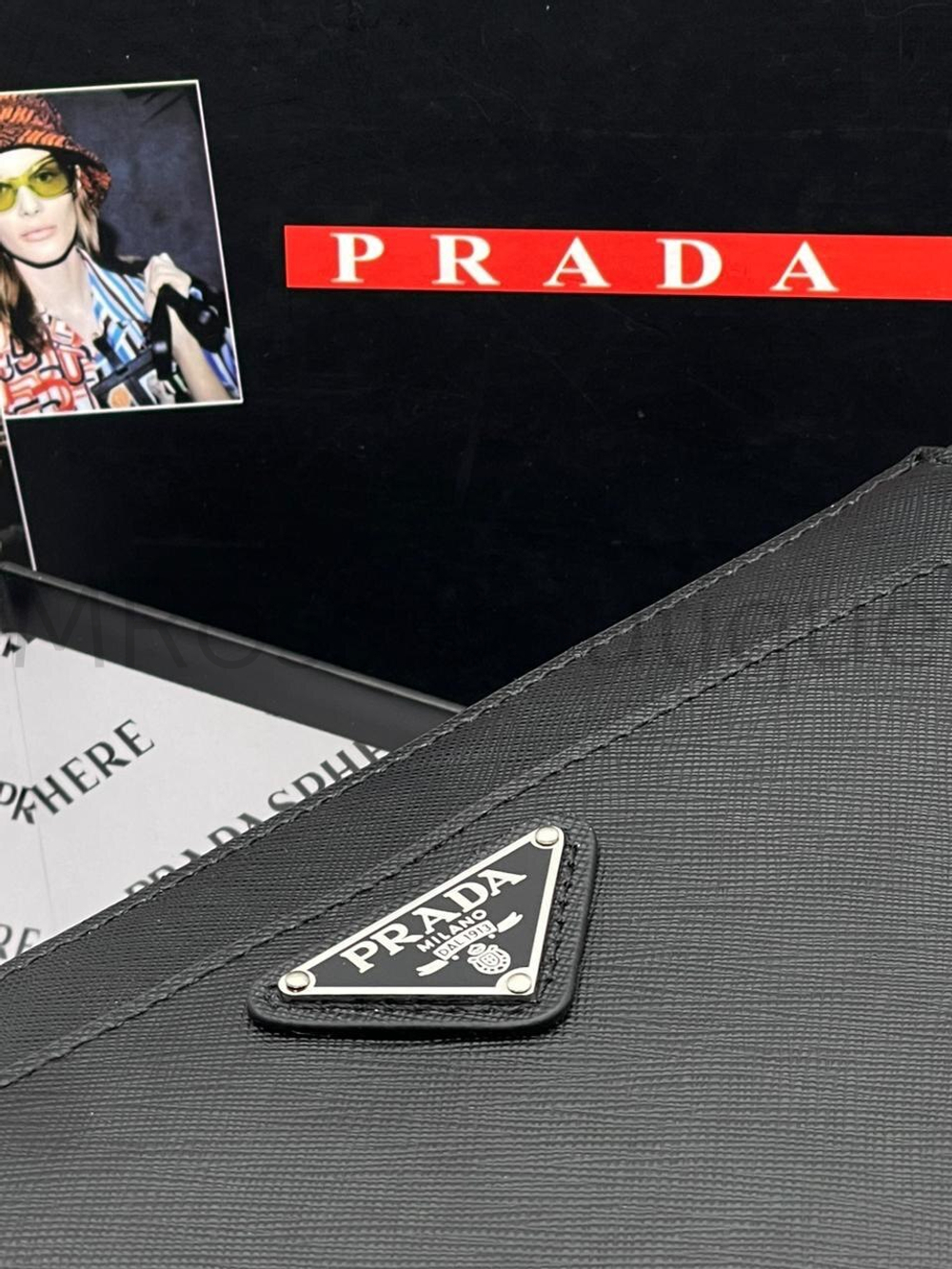 Мужской клатч Prada (Прада) люкс класса