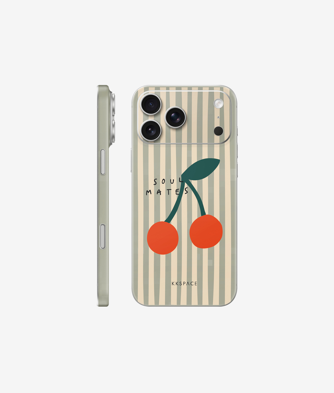 Виниловая наклейка SOULMATES (зеленый) для iPhone