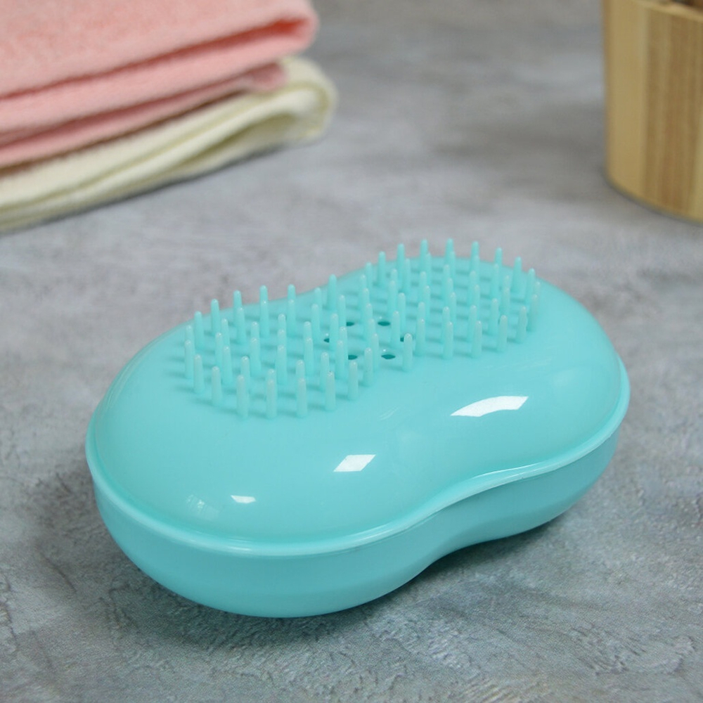 Мыльница "Вояж" с щеткой