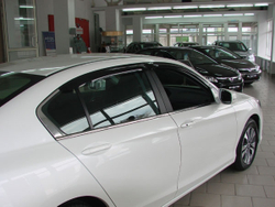 Дефлекторы боковых окон SIM для Honda Accord (2013-) арт.SHOACC1332