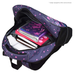 Ранец школьный, Феникс+, 27,5x37,5x14,5 см, полиэстер, ЭВА-панель, сублимационная печать, цветной светоотражающий рант, 1 отделение (-я)