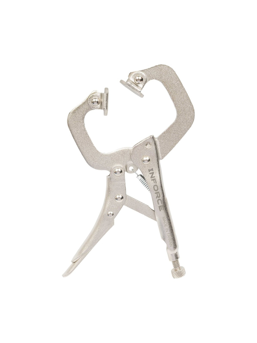 Ручные тиски Inforce глубокого захвата 6 06-03-50