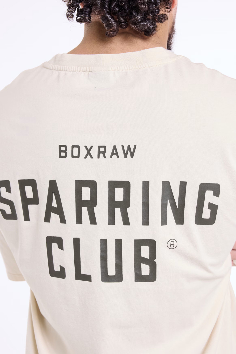 Футболка BOXRAW Sparring Club бежевая