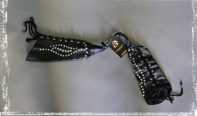 Нарукавники на шнуровке (Цвет: черный)