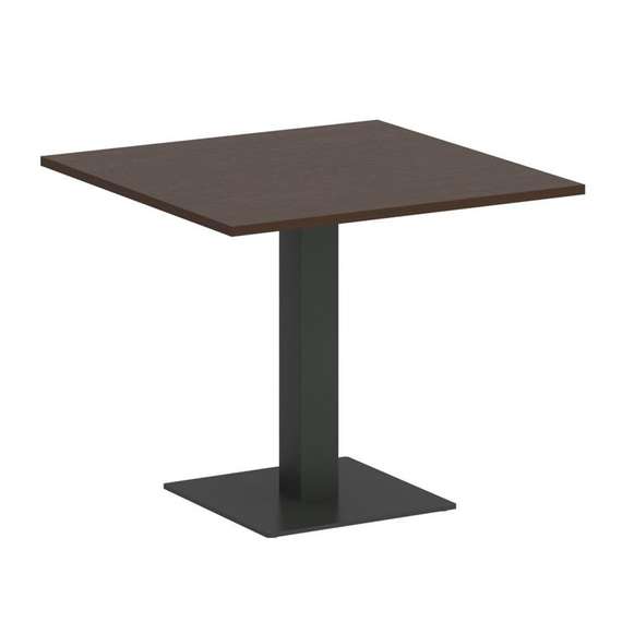First Стол квадратный KSPRG-2 Венге Цаво/Металл Антрацит 900*900*750