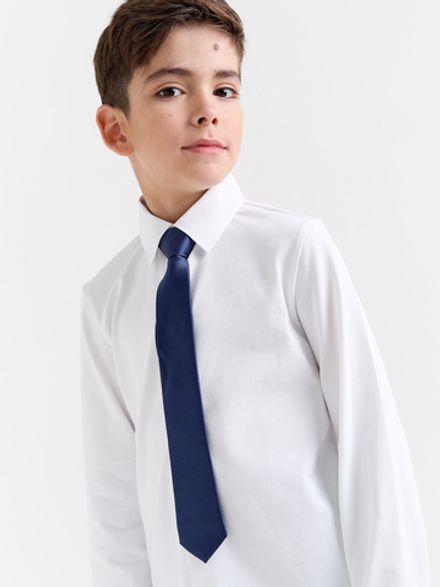 Галстук с фиксатором "Синий"