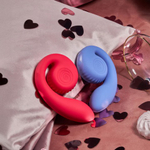 Двойной стимулятор точки G SVibe Snail GIZI Lite juicy blueberry (голубой)